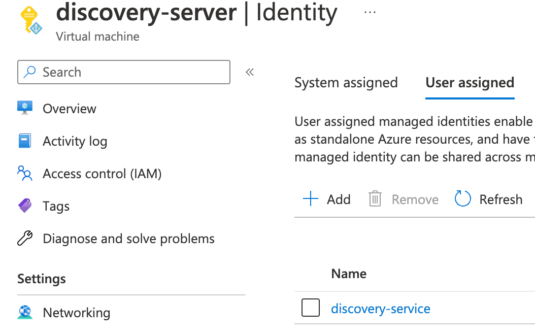 VM identity